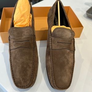 Men’s Tod’s brown suede driver - size 14 US
